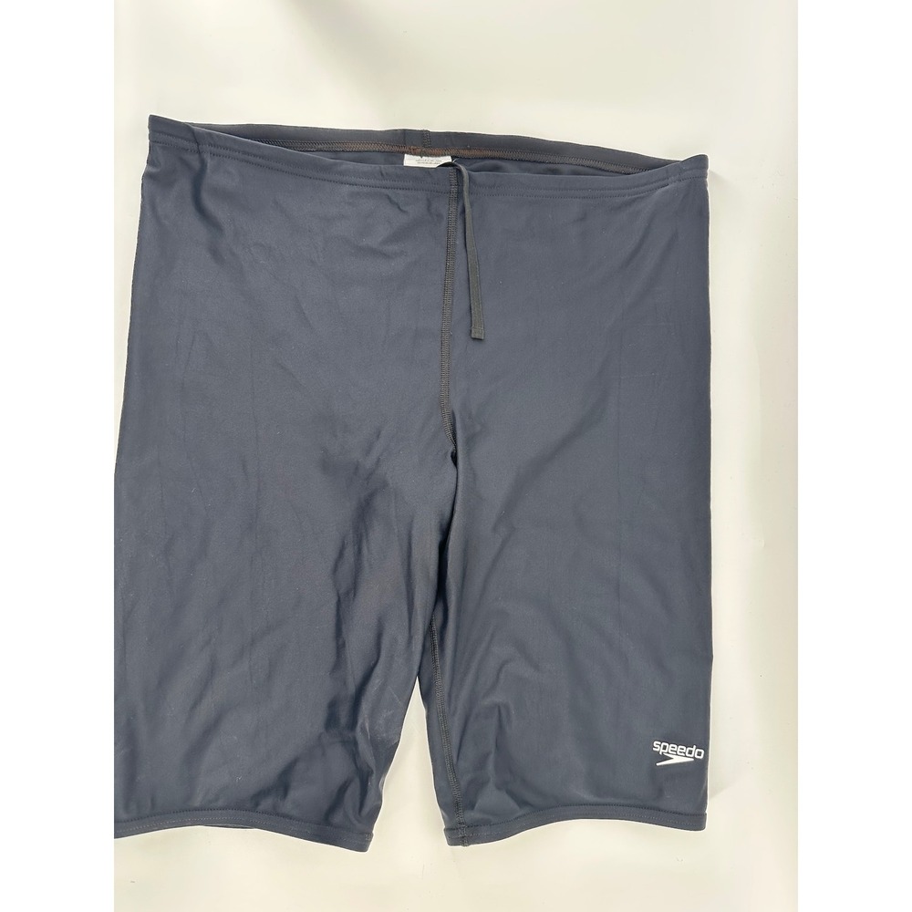 Speedo Mens PowerFLEX Eco Jammer Swim Shorts Black Size 38 Trunks